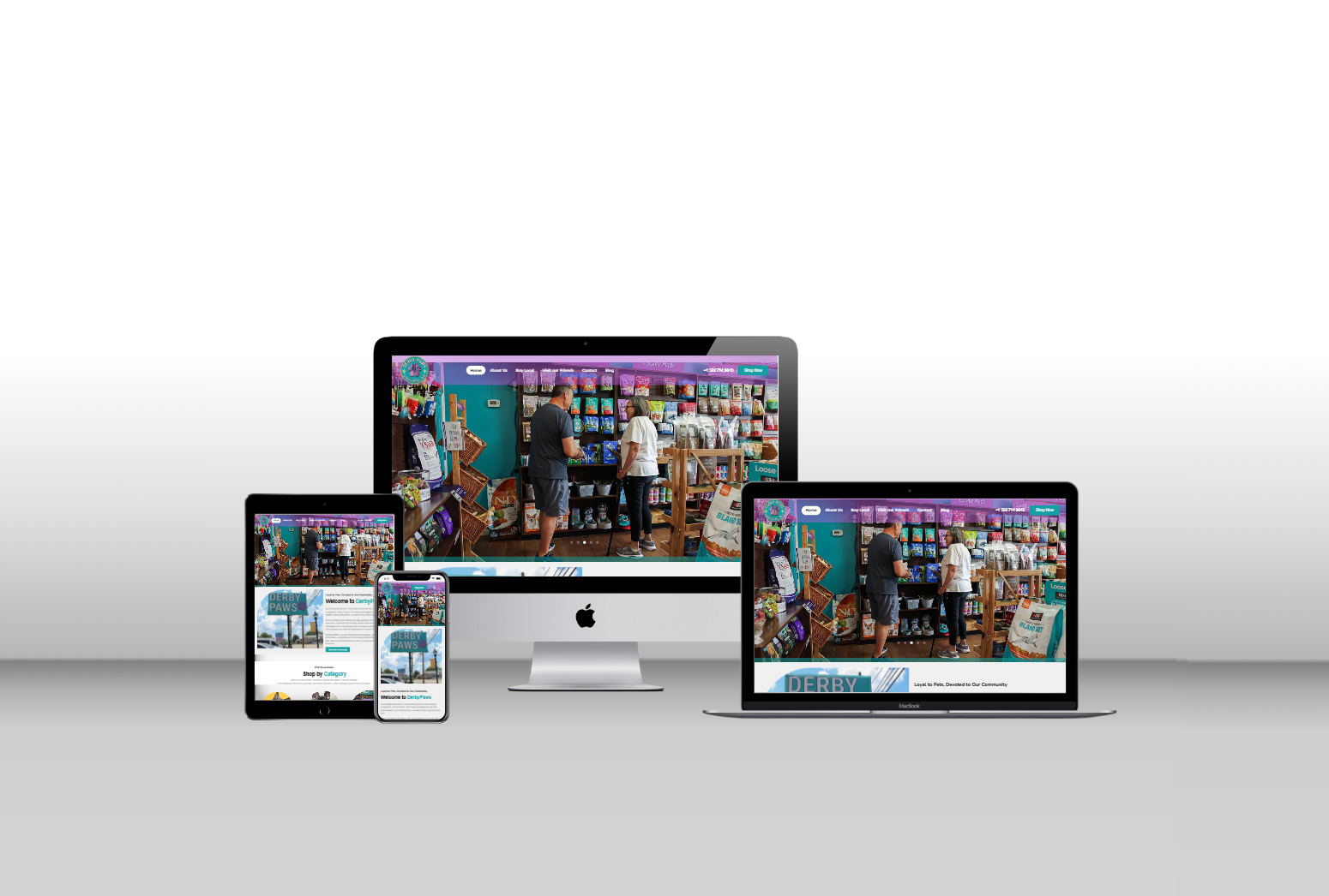 DerbyPaws – Pet Food E-commerce Website, Louisville, KY