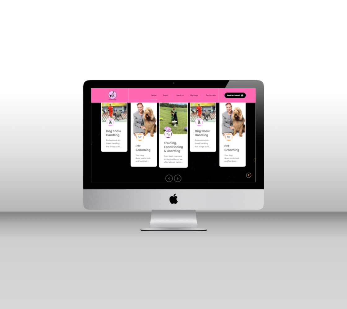 HandledByJo – Dog Handler Website Design