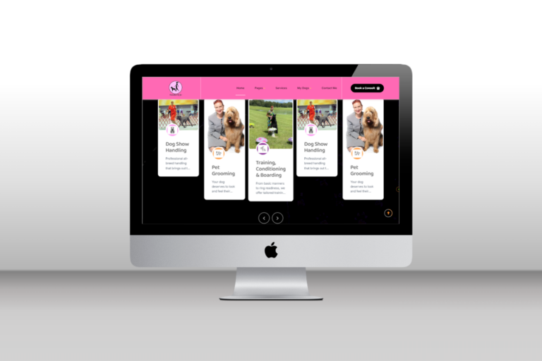 HandledByJo – Dog Handler Website Design