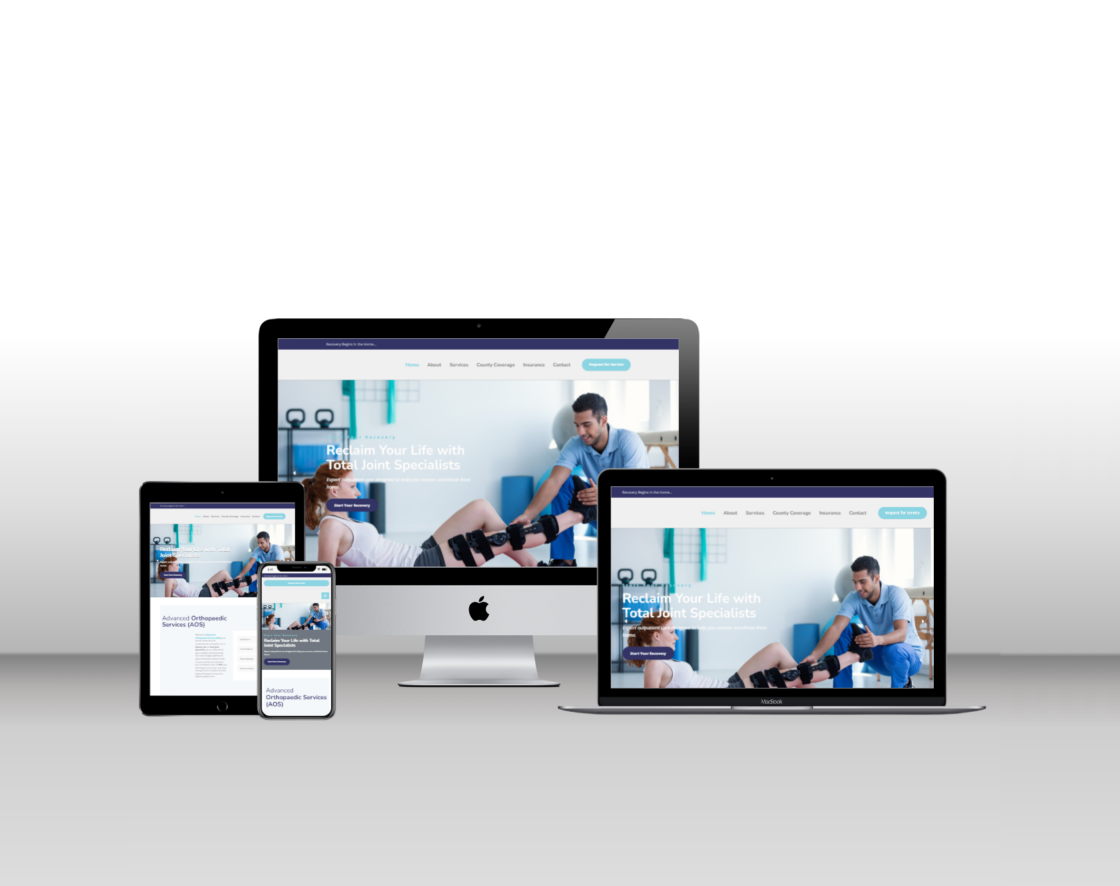 Advanced Orthopedic Services – Physiotherapy Website & SEO, Atlanta